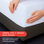 MRF SHOP Bed Sheet Holder, Adjustable Corner Grippers, Sheet Fasteners for Deep Mattress, Fits All Mattress Sizes, Keeps Sheets Smooth All Night, Includes Four Pieces in one Set